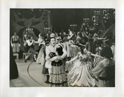 Don Giovanni, Wolfgang Amadeus Mozart. San Francisco Opera, 1938. Photographer: Lawrence B. Morton/San Francisco Opera.