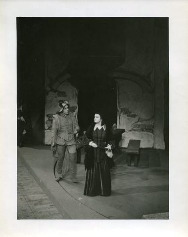 Don Giovanni, Wolfgang Amadeus Mozart. San Francisco Opera, 1938. Photographer: Lawrence B. Morton/San Francisco Opera.