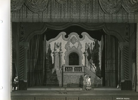 Don Giovanni, Wolfgang Amadeus Mozart. San Francisco Opera, 1938. Photographer: Lawrence B. Morton/San Francisco Opera.