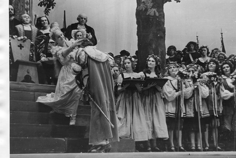 Die Meistersinger von Nürnberg, Richard Wagner. San Francisco Opera, 1938. Photographer: Unknown/San Francisco Opera.