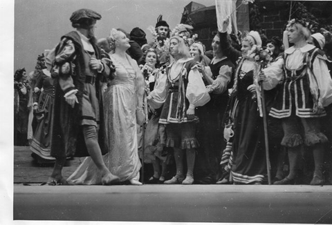 Die Meistersinger von Nürnberg, Richard Wagner. San Francisco Opera, 1938. Photographer: Unknown/San Francisco Opera.