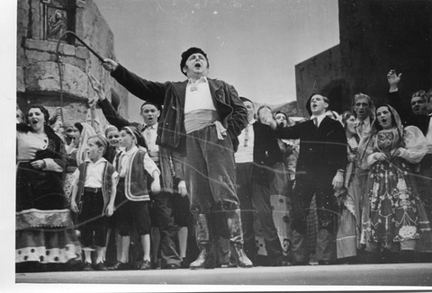 Cavalleria Rusticana, Pietro Mascagni. San Francisco Opera, 1938. Photographer: Unknown/San Francisco Opera.