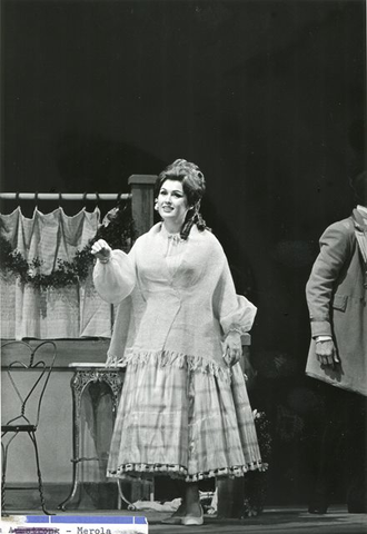 La Rondine, Giacomo Puccini. San Francisco Opera, 1969. Photographer: Margaret Norton/San Francisco Opera.