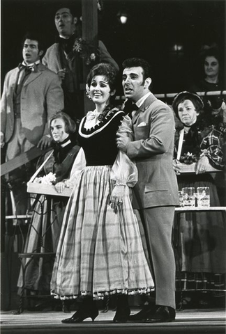 La Rondine, Giacomo Puccini. San Francisco Opera, 1969. Photographer: Margaret Norton/San Francisco Opera.