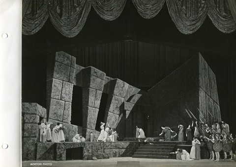 Elektra, Richard Strauss. San Francisco Opera, 1938. Photographer: Lawrence B. Morton/San Francisco Opera.