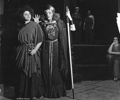 Elektra, Richard Strauss. San Francisco Opera, 1938. Photographer: Lawrence B. Morton/San Francisco Opera.