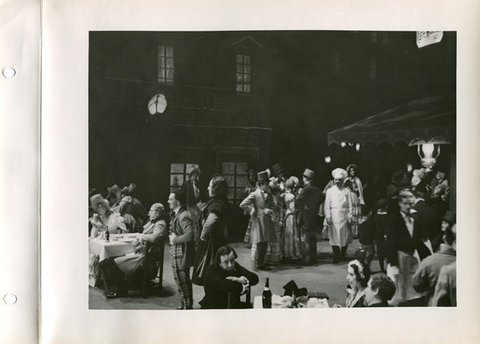 La Bohème, Giacomo Puccini. San Francisco Opera, 1938. Photographer: Lawrence B. Morton/San Francisco Opera.