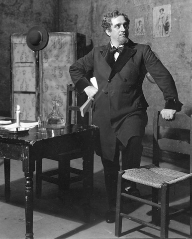 La Bohème, Giacomo Puccini. San Francisco Opera, 1938. Photographer: Lawrence B. Morton/San Francisco Opera.