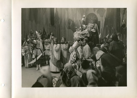 Le Coq d'Or, Nicolai Rimsky-Korsakov. San Francisco Opera, 1938. Photographer: Lawrence B. Morton/San Francisco Opera.