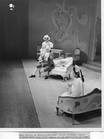 Der Rosenkavalier, Richard Strauss. San Francisco Opera, 1940. Photographer: Lawrence B. Morton/San Francisco Opera.