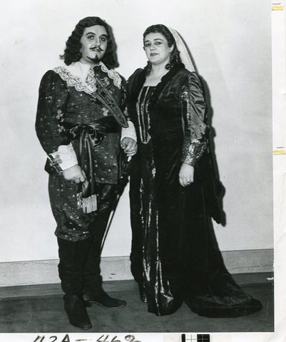 Un Ballo in Maschera, Giuseppe Verdi. San Francisco Opera, 1940. Photographer: Lawrence B. Morton/San Francisco Opera.