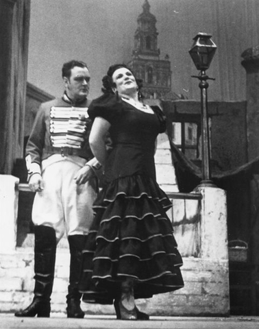 Carmen, Georges Bizet. San Francisco Opera, 1940. Photographer: Lawrence B. Morton/San Francisco Opera.