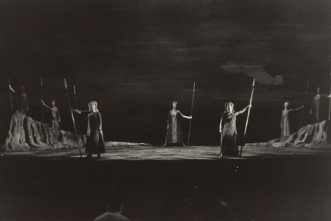 Ensemble, Die Walküre, Richard Wagner. San Francisco Opera, 1972. Photographer: Carolyn Mason Jones/San Francisco Opera.