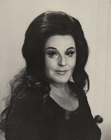 Birgit Nilsson (Brünnhilde), Die Walküre, Richard Wagner. San Francisco Opera, 1972. Photographer: Koraljka Lockhart/San Francisco Opera.