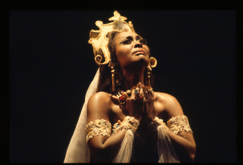 Shirley Verrett (Selika), L'Africaine, Giacomo Meyerbeer. San Francisco Opera, 1972. Photographer: Carolyn Mason Jones/San Francisco Opera.