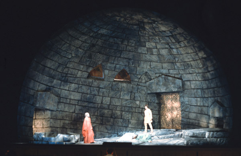 Ensemble, Elektra, Richard Strauss. San Francisco Opera, 1973. Photographer: Carolyn Mason Jones/San Francisco Opera.