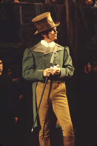 Timothy Nolen (Ned Keene), Peter Grimes, Benjamin Britten. San Francisco Opera, 1973. Photographer: Ron Scherl/San Francisco Opera.