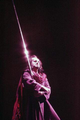 Kurt Moll (Gurnemanz), Parsifal, Richard Wager. San Francisco Opera, 1974. Photographer: Carolyn Mason Jones/San Francisco Opera.