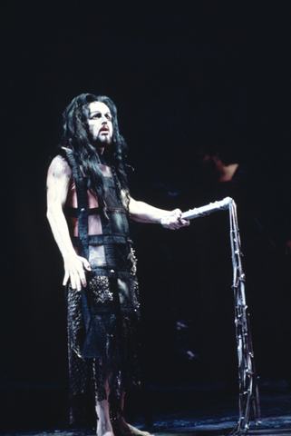 Siegmund Nimsgern (Jochanaan), Salome, Richard Strauss. San Francisco Opera, 1974. Photographer: Ron Scherl/San Francisco Opera.