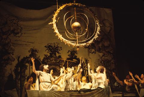 Ensemble, Orfeo, Claudio Monteverdi. San Francisco Opera/SPOT, 1972. Photographer: Unknown/San Francisco Opera.