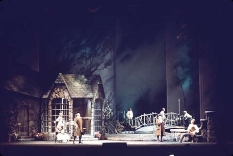 Ensemble, Werther, Jules Massenet. San Francisco Opera, 1975. Photographer: Greg Peterson/San Francisco Opera.