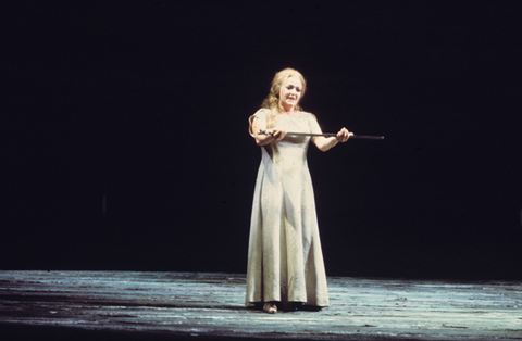 Leonie Rysanek (Sieglinde), Die Walküre, Richard Wagner. San Francisco Opera, 1976-77. Photographer: Ron Scherl/San Francisco Opera.