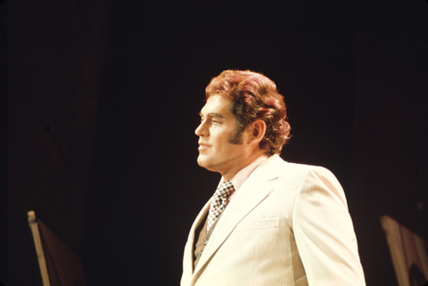 Richard Kness (Jim Mahoney), Aufstieg und Fall der Stadt Mahagonny, Kurt Weill. San Francisco Opera/SPOT, 1972. Photographer: Unknown/San Francisco Opera.