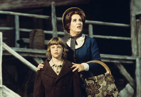 Steven Cohen (Boy), Heather Harper (Ellen Orford), Peter Grimes, Benjamin Britten. San Francisco Opera, 1976-77. Photographer: Greg Peterson/San Francisco Opera.