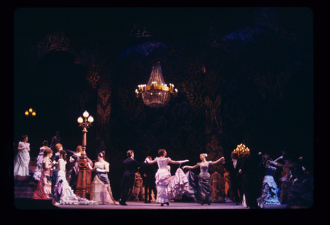 Ensemble, Angle of Repose, Andrew Imbrie. San Francisco Opera, 1976-77. Photographer: Greg Peterson/San Francisco Opera.