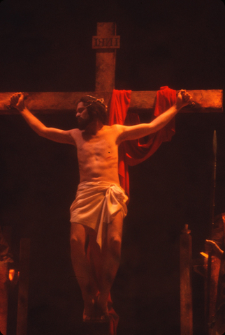 Douglas Lawrence (Jesus), The Passion According to Saint Matthew, Johann Sebastian Bach. San Francisco Opera/SPOT, 1973. Photographer: Carolyn Mason Jones/San Francisco Opera.