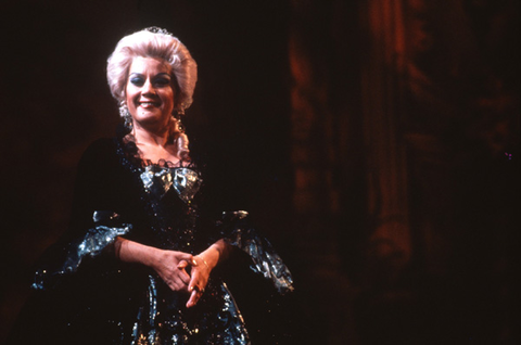 Elena Obraztsova (Princess de Bouillon), Adriana Lecouvreur, Francesco Cilea. San Francisco Opera, 1977. Photographer: Ron Scherl/San Francisco Opera.