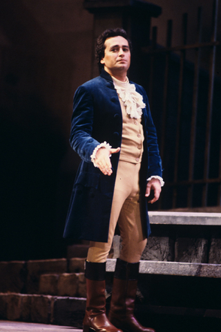 José Carreras (Werther), Werther, Jules Massenet. San Francisco Opera, 1978. Photographer: Ron Scherl/San Francisco Opera.