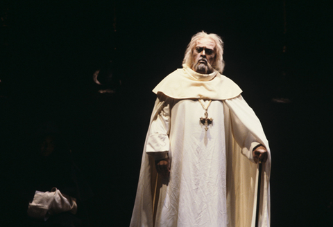 Stefan Elenkov (Grand Inquisitor), Don Carlo, Giuseppe Verdi. San Francisco Opera, 1979. Photographer: Ron Scherl/San Francisco Opera.