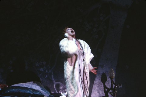 Magda Olivero (The Woman), La Voix humaine, Francis Poulenc. San Francisco Opera, 1979. Photographer: Ron Scherl/San Francisco Opera.