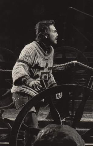 William Lewis (Erik), Der Fliegende Holländer, Richard Wagner. San Francisco Opera, 1979. Photographer: Ira Nowinski/San Francisco Opera.