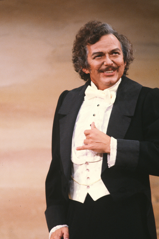 Timothy Nolen (Malatesta), Don Pasquale, Gaetano Donizetti. San Francisco Opera, 1980-81. Photographer: Ron Scherl/San Francisco Opera.