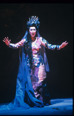 Barbara Carter (Queen of the Night), The Magic Flute, Wolfgang Amadeus Mozart. San Francisco Opera, 1980-81. Photographer: Ron Scherl/San Francisco Opera.