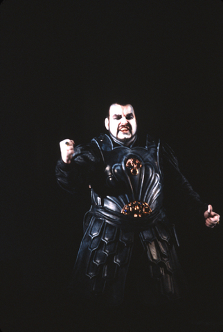 Timothy Noble (Duke of Albany), Lear, Aribert Reimann. San Francisco Opera, 1980-81. Photographer: Ron Scherl/San Francisco Opera.