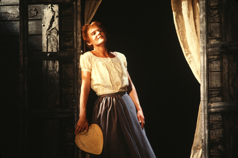 Anja Silja (Katerina Ismailova), Lady Macbeth of Mtsensk, Dmitri Shostakovich. San Francisco Opera, 1981-82. Photographer: Ron Scherl/San Francisco Opera.