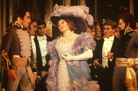 Joan Sutherland (Anna Glawari), The Merry Widow, Franz Lehár. San Francisco Opera, 1981-82. Photographer: Ron Scherl/San Francisco Opera.