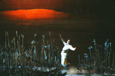 Geraint Evans (Wozzeck), Wozzeck, Alban Berg. San Francisco Opera, 1981-82. Photographer: Ron Scherl/San Francisco Opera.