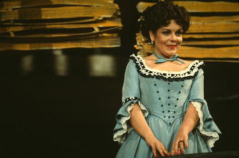 Margarita Zimmermann (Rosina), Il Barbiere di Siviglia, Gioachino Rossini. San Francisco Opera, 1981-82. Photographer: Ron Scherl/San Francisco Opera.