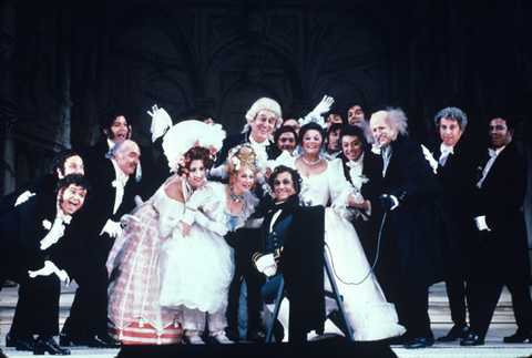 Ensemble, La Cenerentola, Gioachino Rossini. San Francisco Opera, 1982-83. Photographer: Ron Scherl/San Francisco Opera.