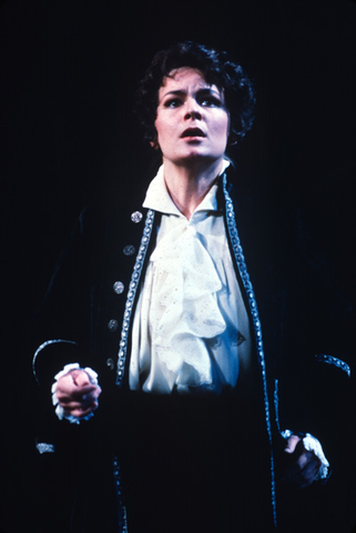 Susan Quittmeyer (The Composer), Ariadne auf Naxos, Richard Strauss. San Francisco Opera, 1983-84. Photographer: Ron Scherl/San Francisco Opera.