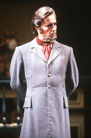 Leo Nucci (Giorgio Germont), La Traviata, Giuseppe Verdi. San Francisco Opera, 1983-84. Photographer: Ron Scherl/San Francisco Opera.