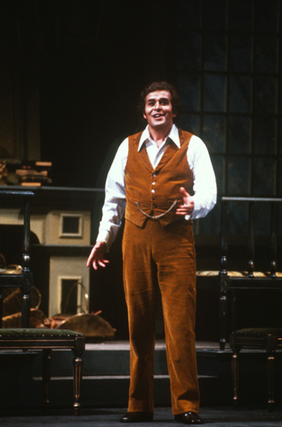 Alberto Cupido (Giorgio Germont), La Traviata, Giuseppe Verdi. San Francisco Opera, 1983-84. Photographer: Ron Scherl/San Francisco Opera.