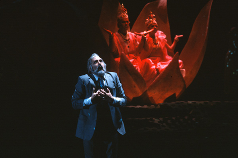 Raimund Herincx (King Fisher), Ballet, The Midsummer Marriage, Sir Michael Tippett. San Francisco Opera, 1983-84. Photographer: Ron Scherl/San Francisco Opera.