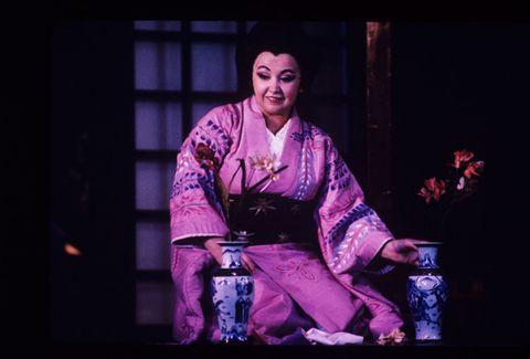 Veronica Kincses (Cio-Cio San), Madama Butterfly, Giacomo Puccini. San Francisco Opera, 1984-85. Photographer: Ron Scherl/San Francisco Opera.