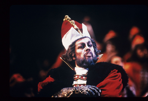 Matti Salminen (Prince Ivan Khovansky), Khovanshchina, Modest Petrovich Mussorgsky. San Francisco Opera, 1984-85. Photographer: Ron Scherl/San Francisco Opera.