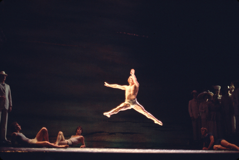 Glen Hasstedt (Tadzio), Ballet, Chorus, Death in Venice, Benjamin Britten. San Francisco Opera/SPOT, 1975. Photographer: Ron Sherl/San Francisco Opera.